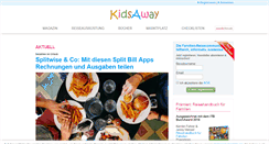Desktop Screenshot of kidsaway.de