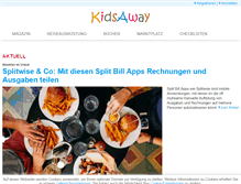Tablet Screenshot of kidsaway.de